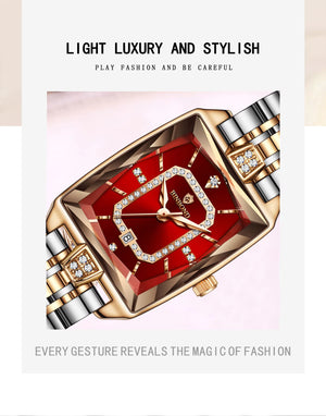 Vyla Carat Square Women's Fashion Watch