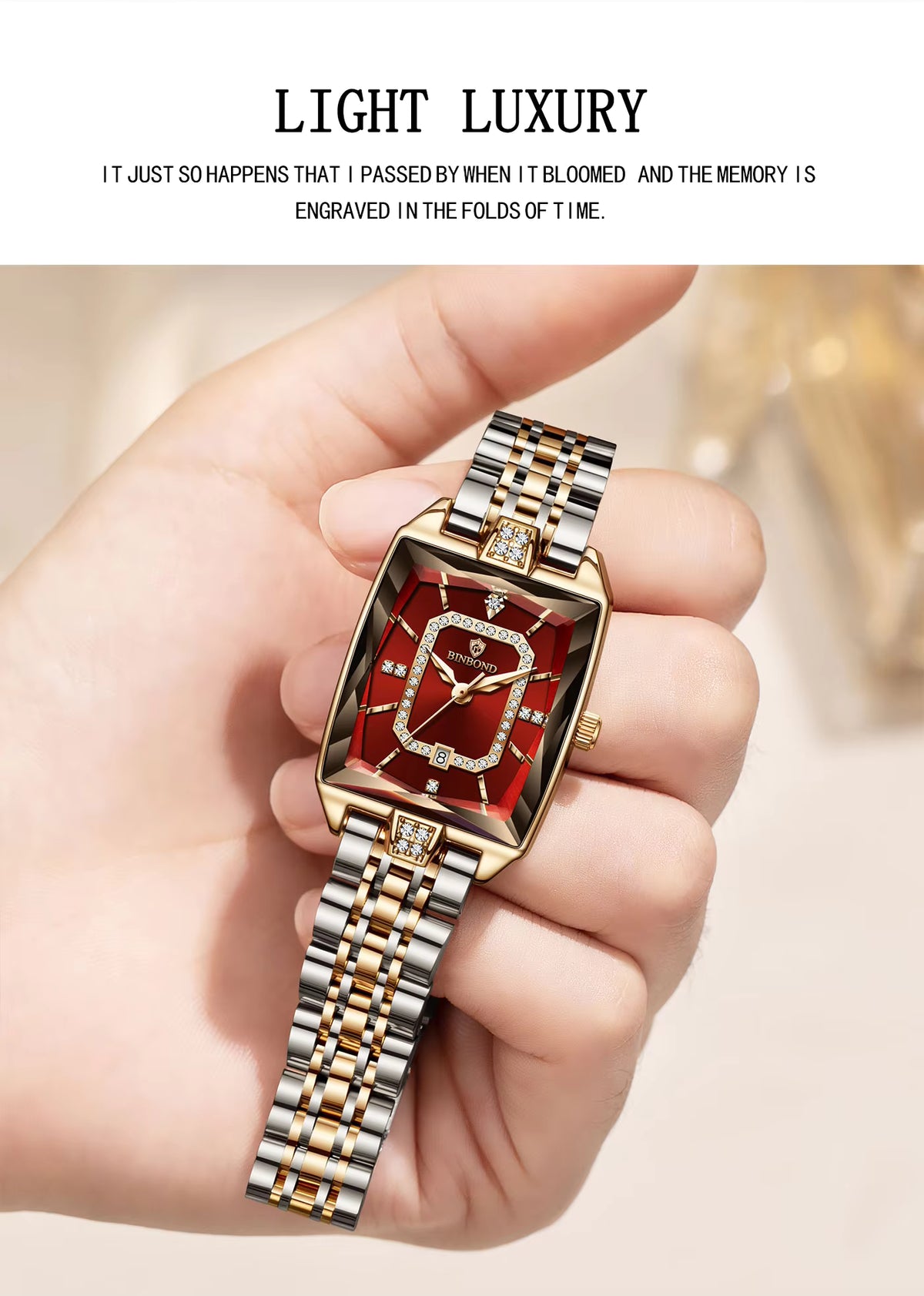Vyla Carat Square Women's Fashion Watch