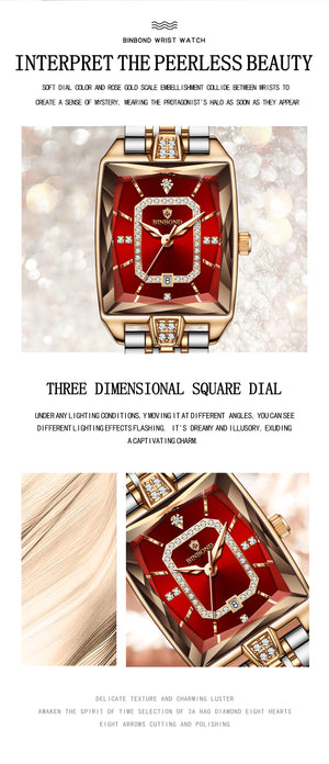 Vyla Carat Square Women's Fashion Watch